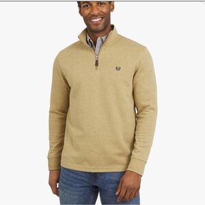 ✨NWT Chaps men's cotton knit quarter-zip mock neck sweater medium